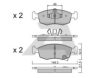 AISIN BPFI-1009 Brake Pad Set, disc brake